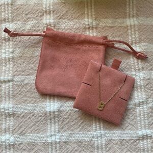 Mejuri 14k Letter B Necklace